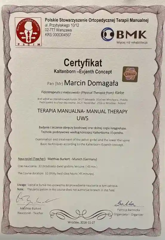 Marcin Domagała Osteopata Kielce 7