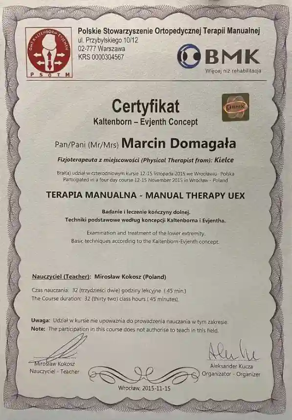 Marcin Domagała Osteopata Kielce 8