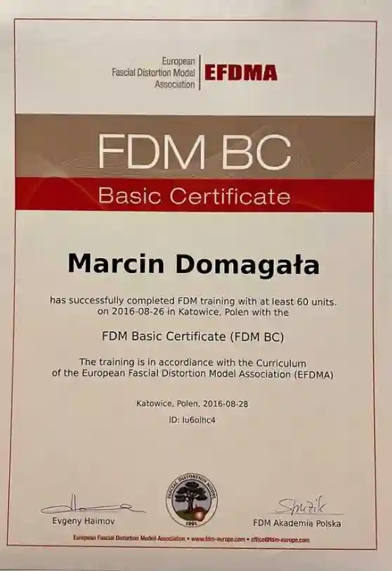 Marcin Domagała Osteopata Kielce